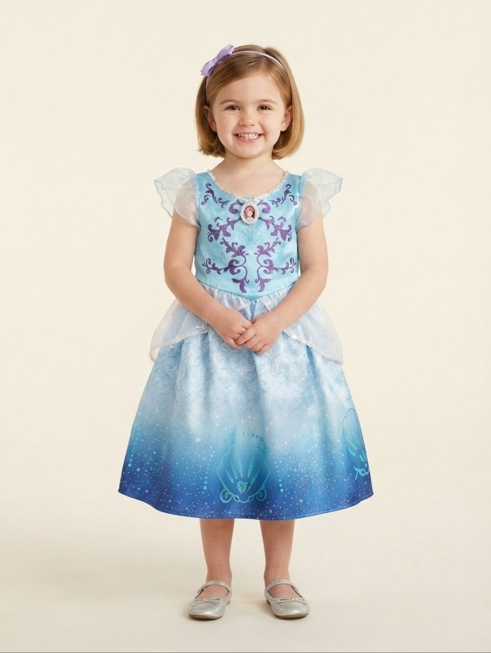 Disney Sofia the First 4-6X Blue Purple Princess Costume Dress